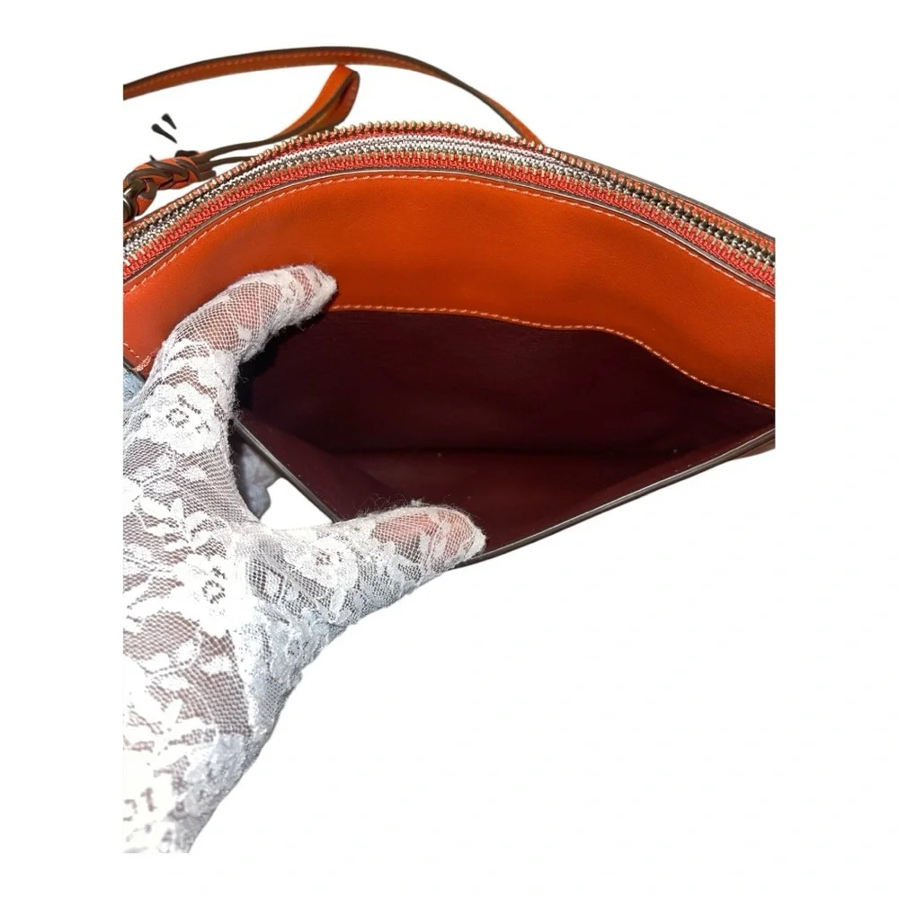 COACH 1941 Link Detail Soho Crossbody in Vermillion EUC - Picture 6 of 8